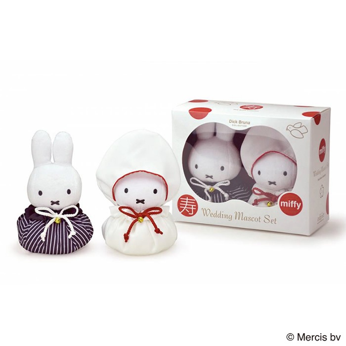 ミッフィー 和装　ぬいぐるみセット ミッフィー ウェディングマスコットセット 和装|【ぬいぐるみの