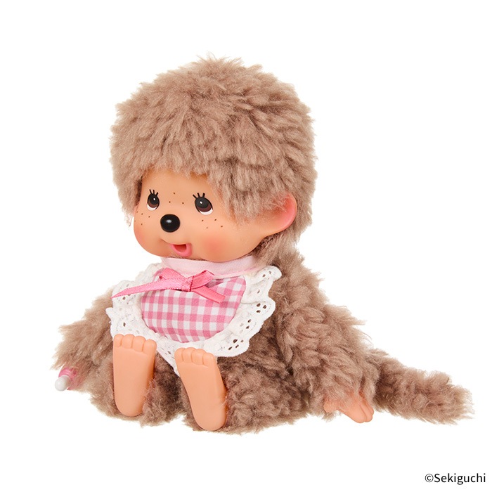 【新品】もこもこスウィートブラウン モンチッチ 男の子 ブラウン ピンク もこもこスウィートブラウン モンチッチピンク|【ぬいぐるみの