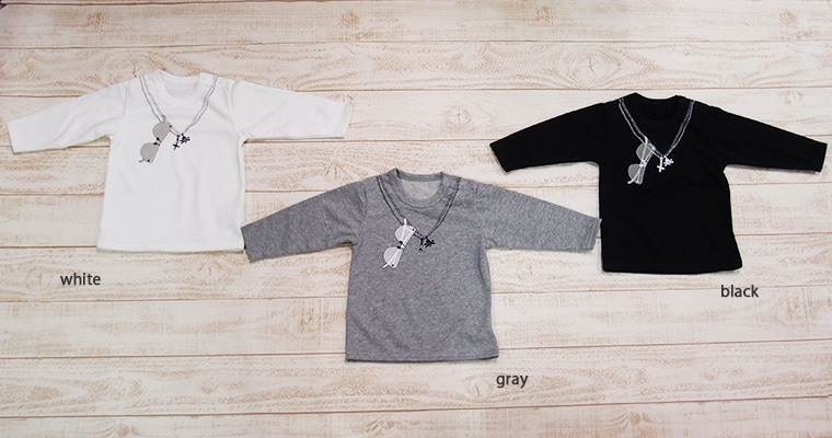 【在庫処分セール・さらにクーポン利用可】子供服 トップス ちょいワルプリントミニ裏毛長袖Ｔシャツ（80cm 90cm 95cm 100cm)405010P23Apr16保育園・メール便可13 ロンT