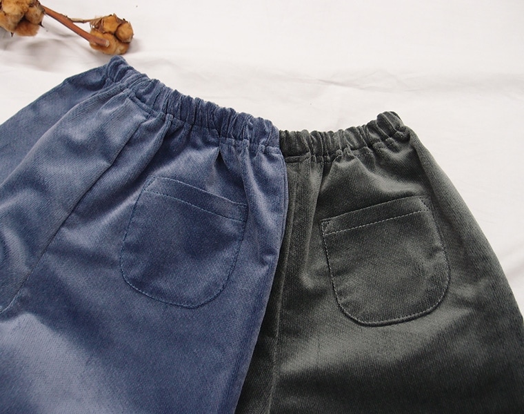 コーディロイ別珍 オーバー サイズ コールテン ダボダボパンツ 子供服（80cm 90cm 95cm 100cm）メール便可40 ズボン 保育園