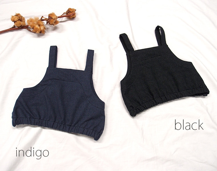【在庫処分セール・さらにクーポン利用可】子供服　デニムニットキャミ（別売セットアップ用）（80-90cm 95-100cm 110-120cm）メール便可20保育園　保育園着　オールインワン　サロペット　オーバーオール　トイレトレーニング　オムツ替えが簡単