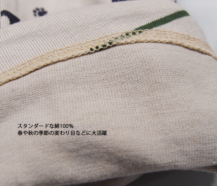 【在庫処分セール・さらにクーポン利用可】綿100％恐竜プリント7分丈モンキーパンツ(80cm　90cm　95cm）メール便可20