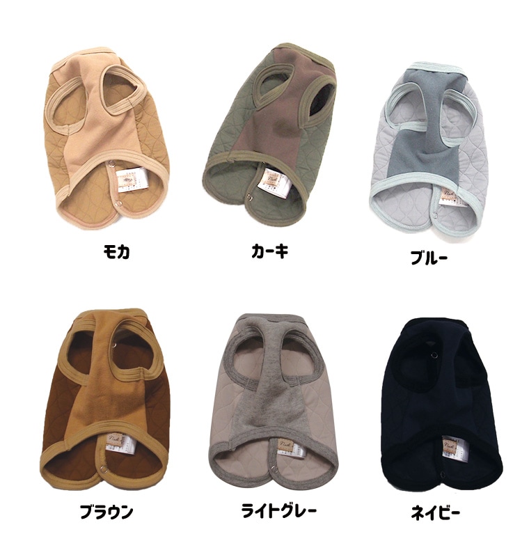 日本製犬服　冬　ドッグウェア　dogwear　ペット服　猫服　キルト　ベスト　ベビー服とリンクコーデ　子供服　家族とおそろい（S.M.L.DS.FB-M）　肌に優しいおしゃれ　オシャレ
