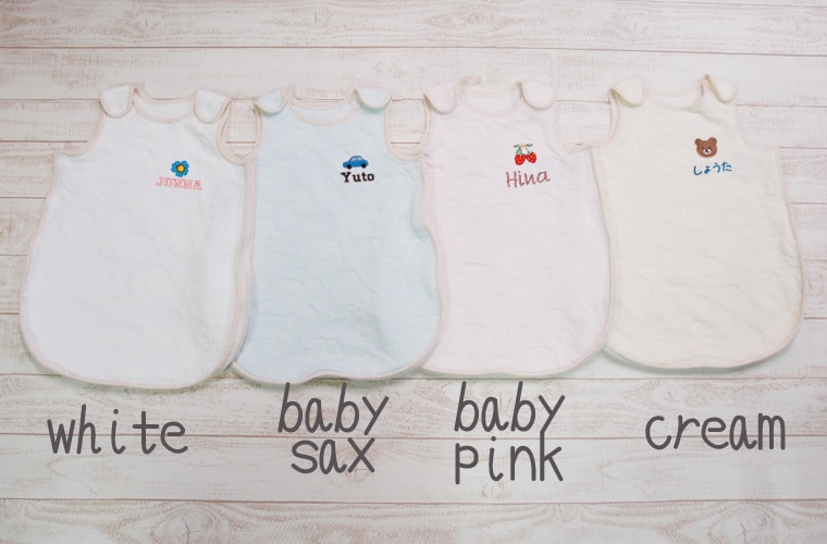 【名入れ・ロゴ入れ刺繍】出産祝いなどに最適。春夏用スリーパー『baby4021』登場！ ★キャンセル不可
