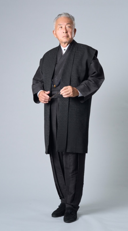 【着物スーツ】絹雅11(長羽織パッチワーク)