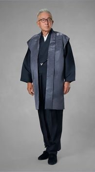 【限定商品】絹雅 工芸染織作家 山室圭作 長羽織「羽織手染龍柄」 お誂え代込み【お誂えにつきクレジット決済になります】