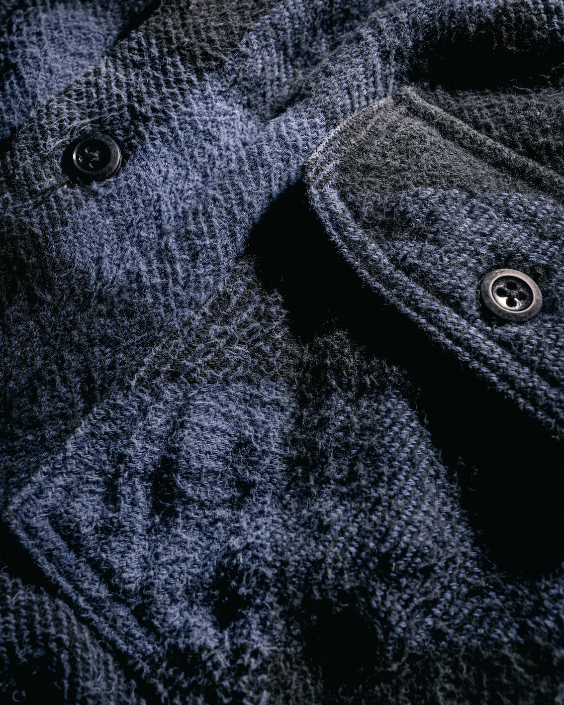 M / used wash flannel check shirts