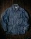 M / used wash repaired denim coverall