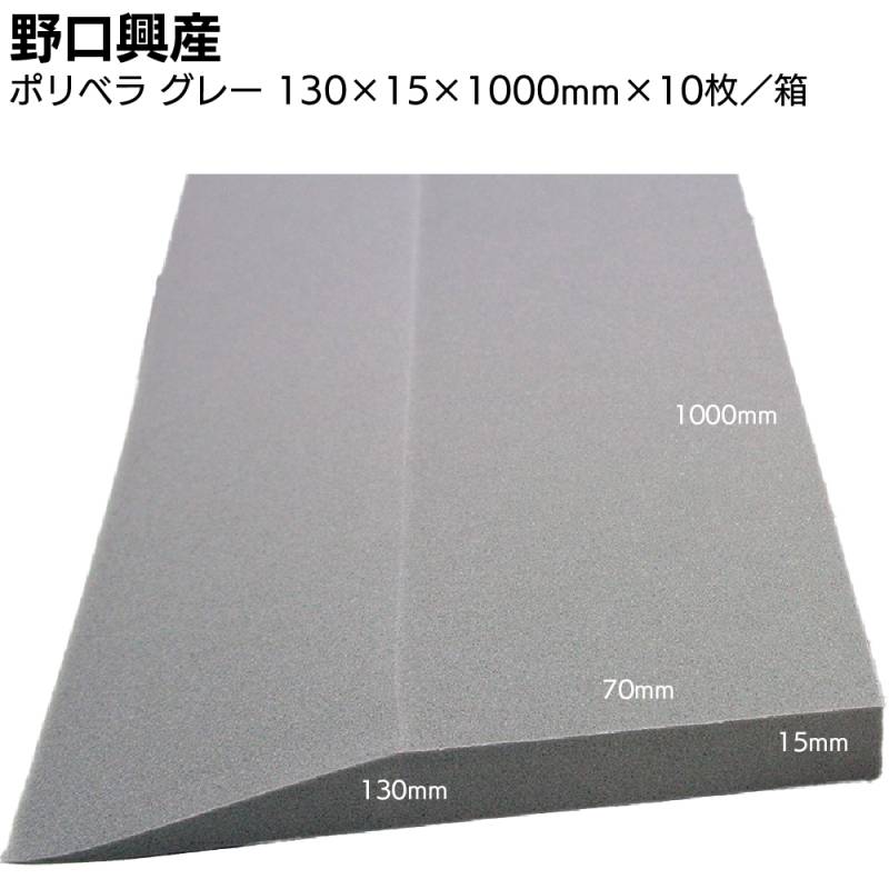 ポリベラ グレー 10本ケース入り ＜塗膜防水用ナラシヘラ・カットできる＞