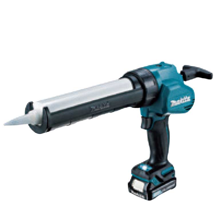 中古品 EZ-3651 充電 コーキングガン プロ用 充電器 バッテリー2個付き Longsafe マキタ 互換品 充電式 コーキングガン 電動 コードレス
