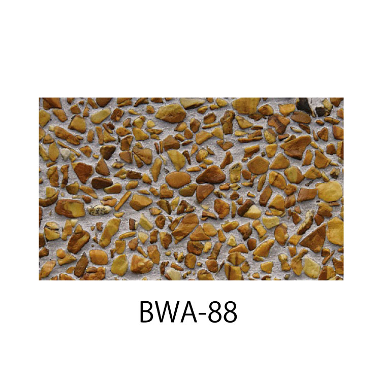 ヤブ原産業 彩 立上り洗い出し 1分石 1m²セット／箱＜8mm厚 天然石樹脂