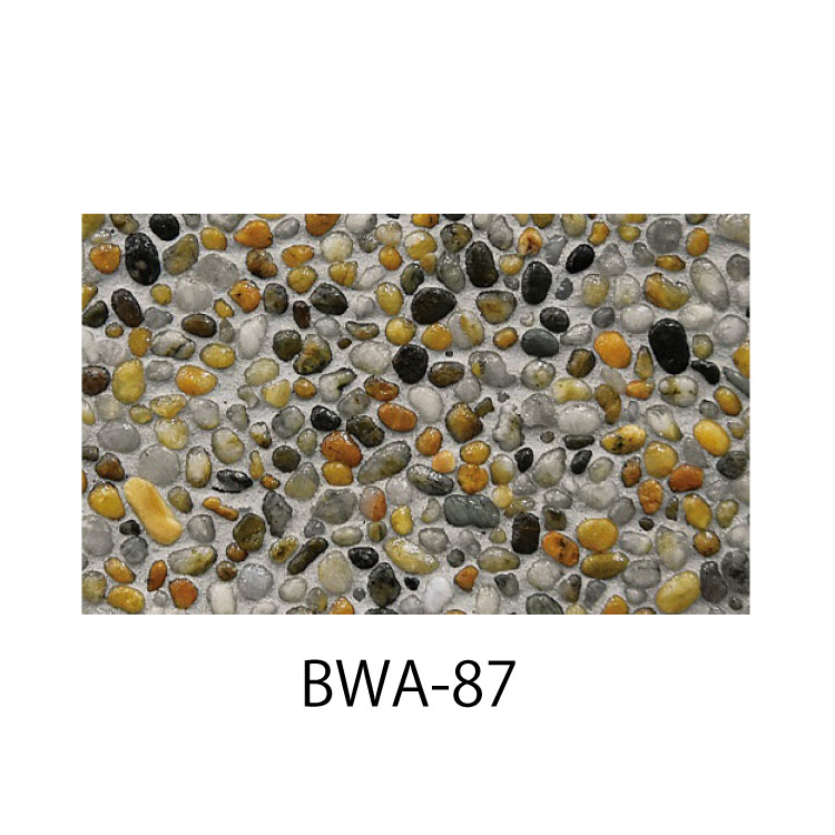 ヤブ原産業 彩 立上り洗い出し 1分石 1m²セット／箱＜8mm厚 天然石樹脂