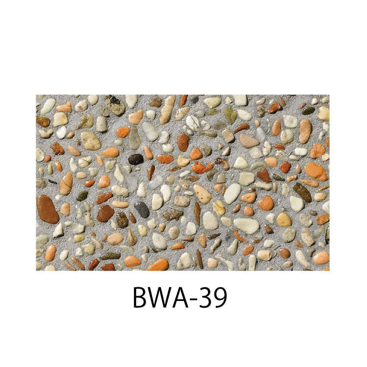 ヤブ原産業 彩 立上り洗い出し 1分石 1m²セット／箱＜8mm厚 天然石樹脂