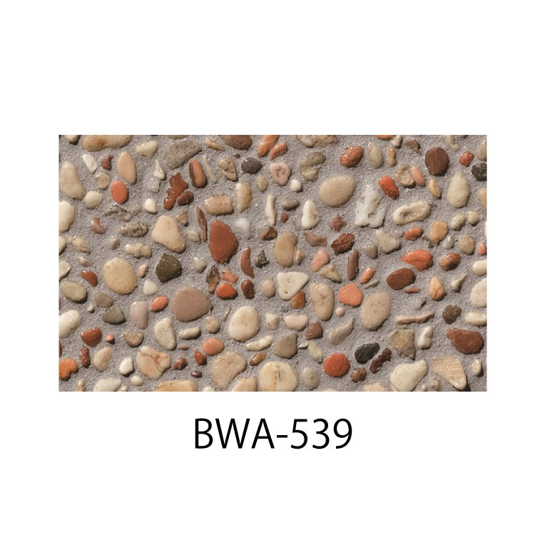 ヤブ原産業 彩 立上り洗い出し 2分石 1分石2分石混合品 1m²セット／箱