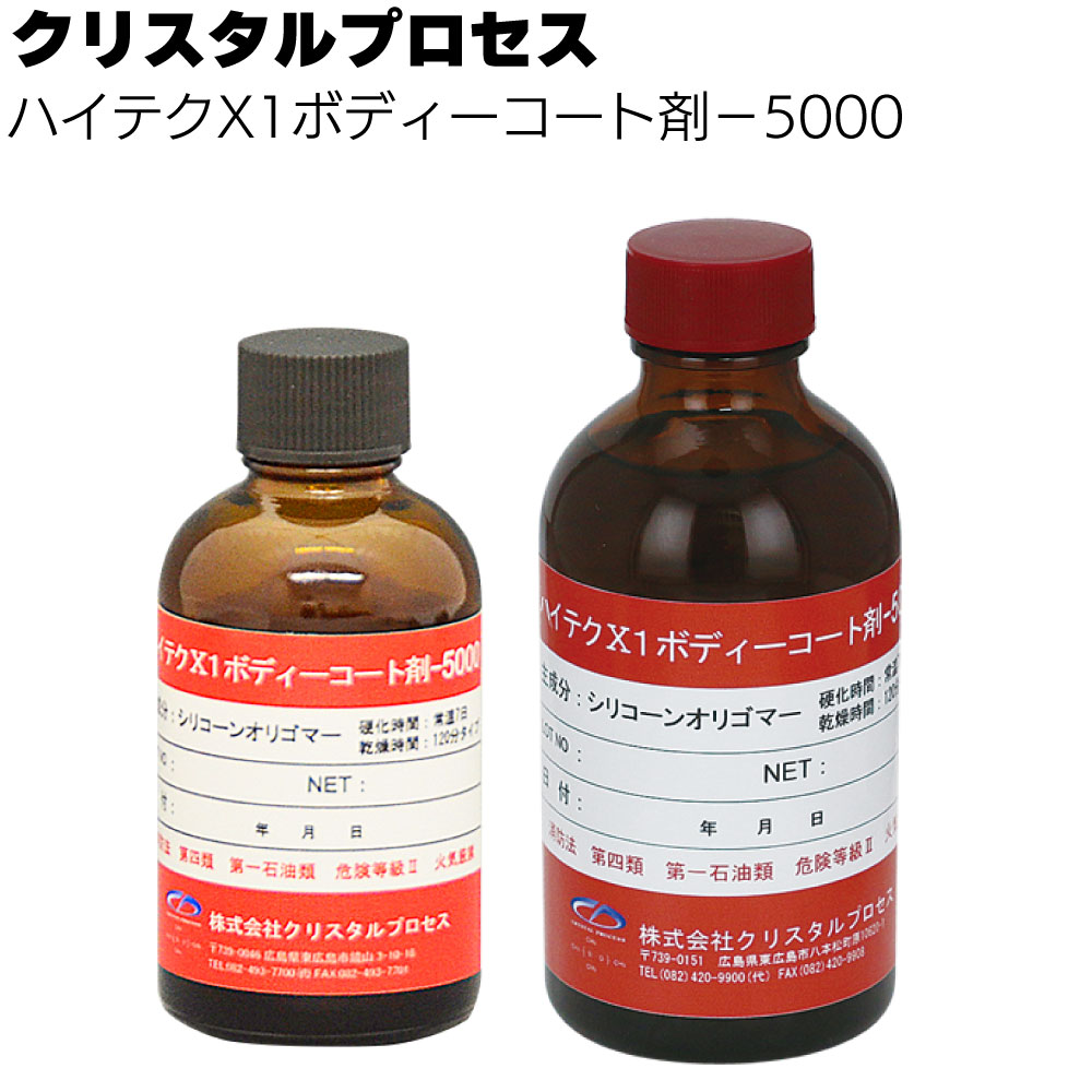 クリスタルプロセス ハイテクX1 ボディーコート剤-5000＜ガラスコーティング＞