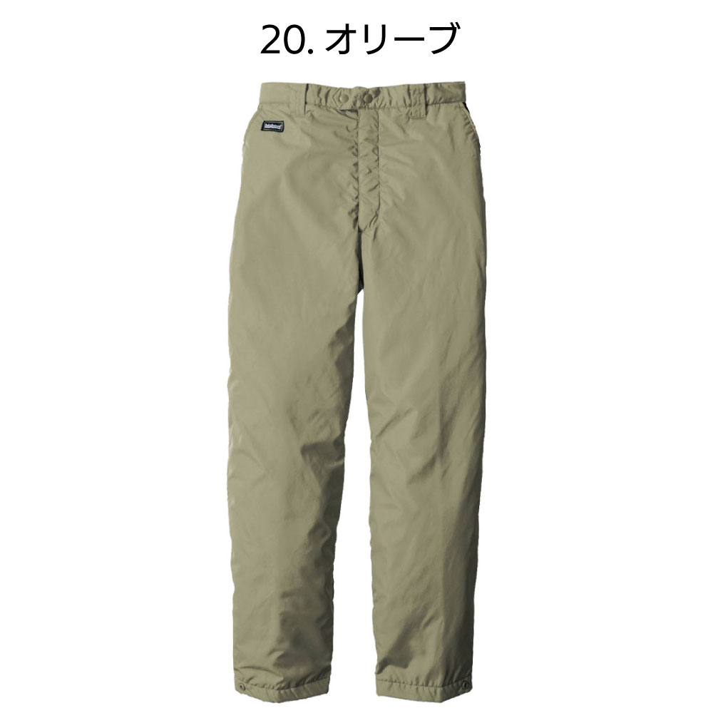 ビッグボーン 8382 防寒パンツ 裏アルミシリーズ レギュラー丈 ＜サイズ展開SS～12L（EL以上価格変わります）軽量400g 全9色 軽くて保温性抜群＞