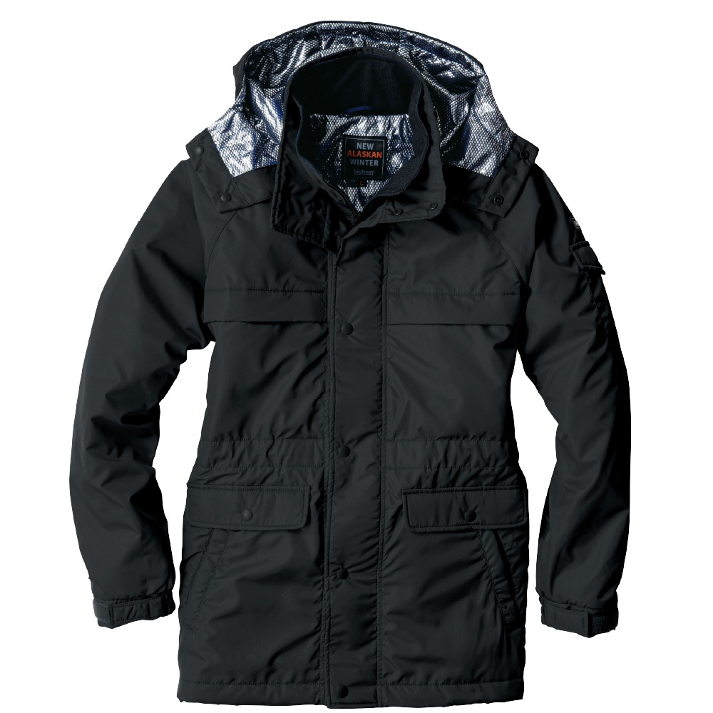 ビッグボーン 8385 防寒コート 裏アルミシリーズ ＜サイズ展開3S～12L（EL以上価格変わります） 軽量670g 全9色 フード取り外し可 撥水加工＞