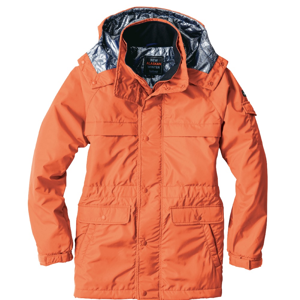 ビッグボーン 8385 防寒コート 裏アルミシリーズ ＜サイズ展開3S～12L（EL以上価格変わります） 軽量670g 全9色 フード取り外し可 撥水加工＞