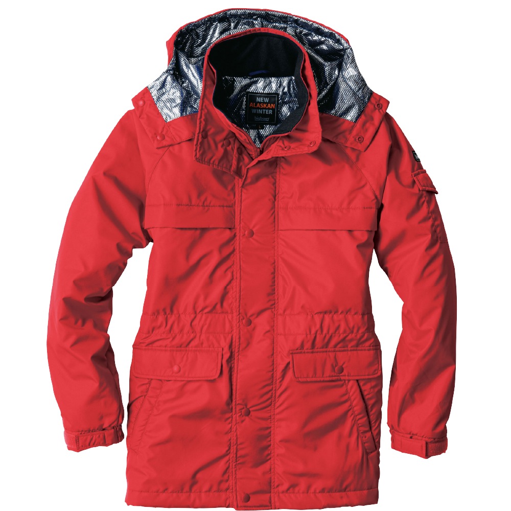 ビッグボーン 8385 防寒コート 裏アルミシリーズ ＜サイズ展開3S～12L（EL以上価格変わります） 軽量670g 全9色 フード取り外し可 撥水加工＞