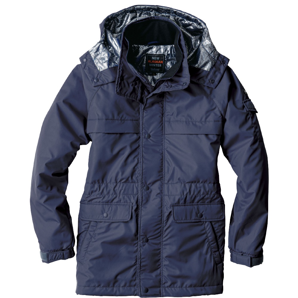 ビッグボーン 8385 防寒コート 裏アルミシリーズ ＜サイズ展開3S～12L（EL以上価格変わります） 軽量670g 全9色 フード取り外し可 撥水加工＞