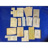 戦中 切符類16点セット 希少品 パン食券 食料通帳 燃料券 衣料切符 b2|その他