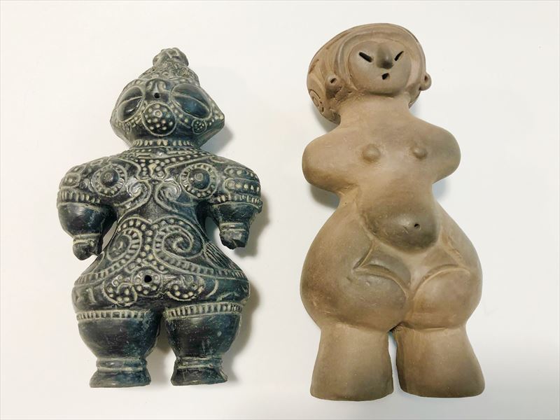 遮光器土偶 ビーナス土偶 レプリカ 2点セット 宮城県恵比須田遺跡出土