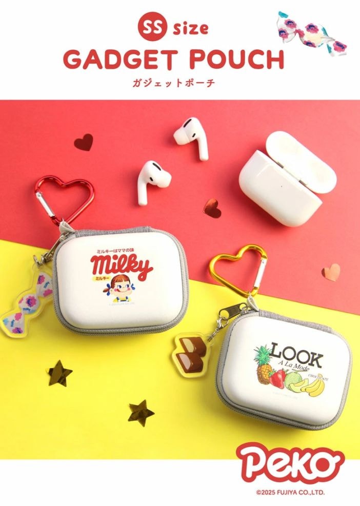 PEKO チャーム付きガジェットポーチSS