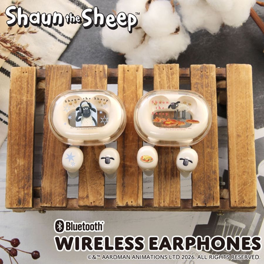 ひつじのショーン 完全ワイヤレスクリアイヤホン