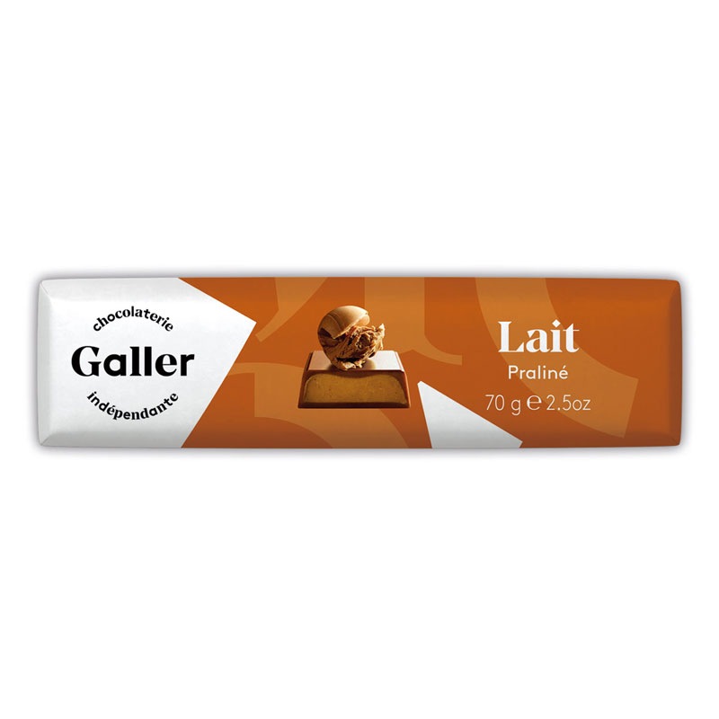 Galler bar バーシリーズ：Lait ミルク・プラリネ