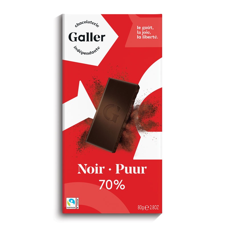 Galler Tablets タブレットシリーズ：Noir・Puur ダーク70％