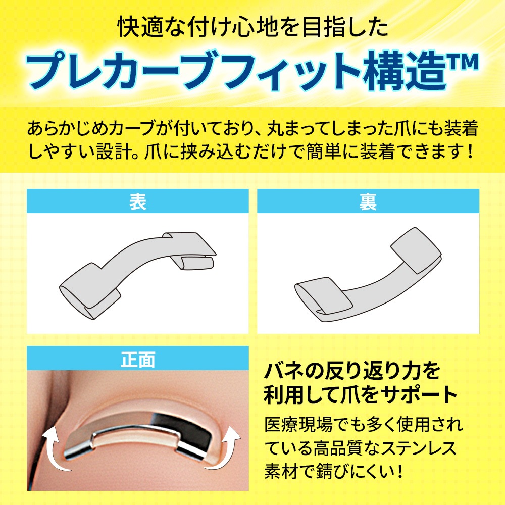 一般医療機器 巻き爪クリップ ラクラク歩行メディカル