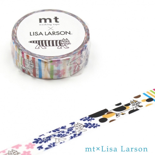 mt×Lisa Larson マイキーパターン　サイズ：幅15mm×7m