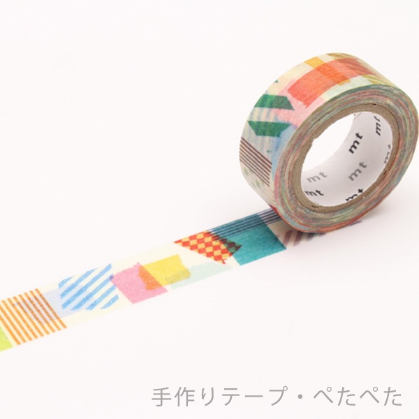 mt　(手作りテープ・ぺたぺた)　サイズ：幅15mm×長さ7m