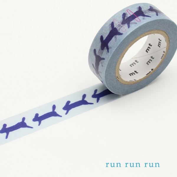 ミナ・ペルホネン　(run run run)  サイズ：幅15mm×長さ10m