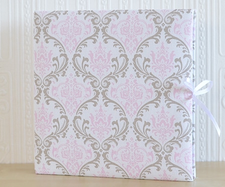Damask Pink＆Brown (ダマスク ピンク＆ブラウン) ウエディングアルバム Mサイズ