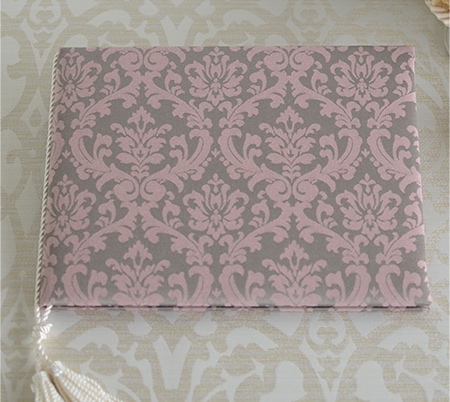 Damask(Pink＆Gray) ピンク＆グレー ウエディングゲストブック