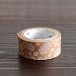 mt のマステ  fab wax-pepar花柄　サイズ：幅15mm×3m