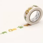 mt のマステ  ソール・バス ANIMALS　サイズ：幅15mm×10m