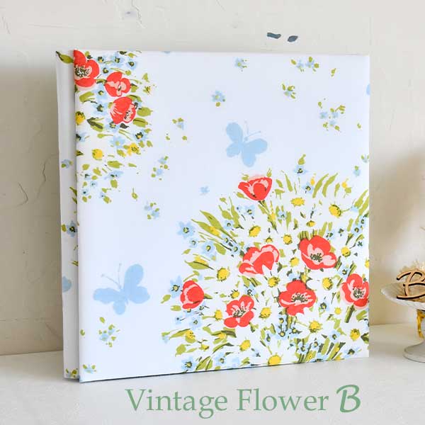 ヴィンテージフラワーB　ベビーアルバムLサイズ