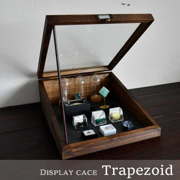 ディスプレイガラスケース(トラペゾイド)