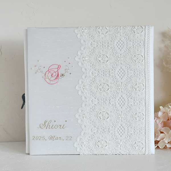 バロックレースⅡ(花刺繍) ベビーアルバム Mサイズ