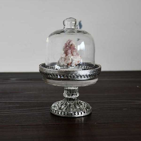 真鍮×ガラスドーム型スタンド