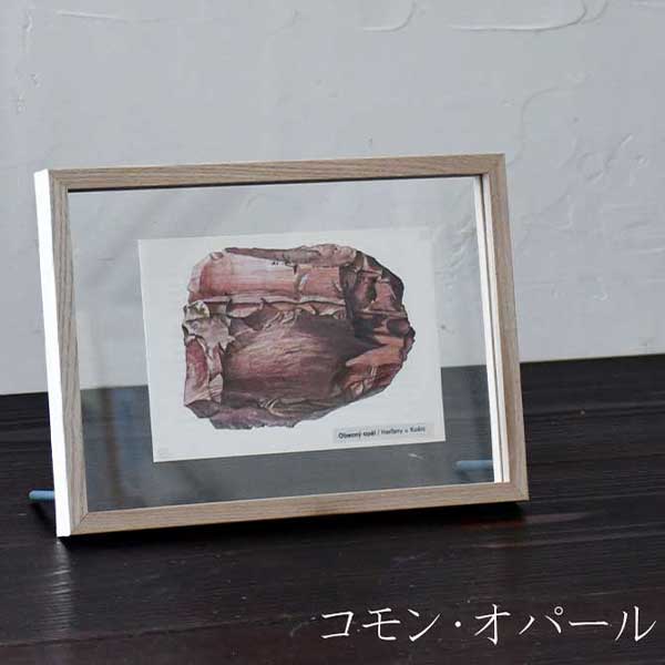 フォトフレーム鉱物図鑑・コモンオパール -No.422-