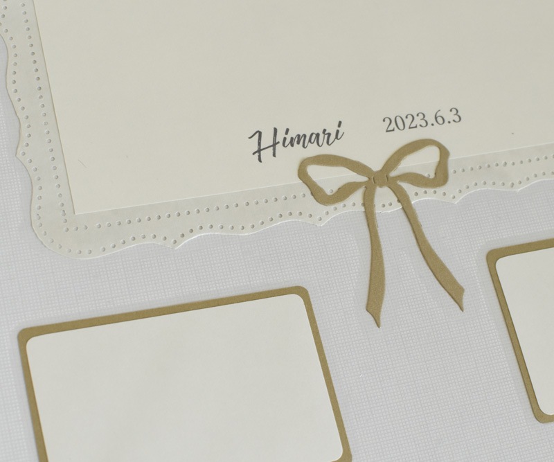 ファーストページ　ゴールド　MonoWhite オリジナル