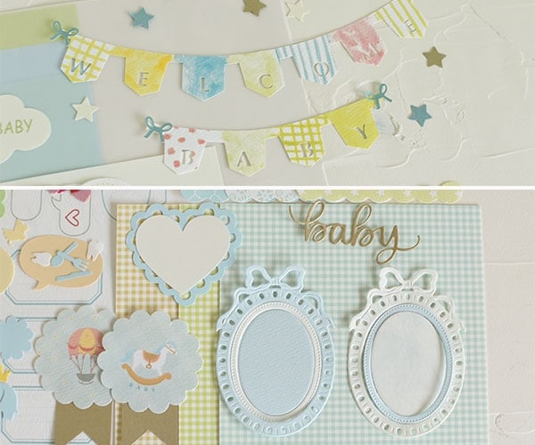 手作りアルバムデコレーションセットBaby (男の子)