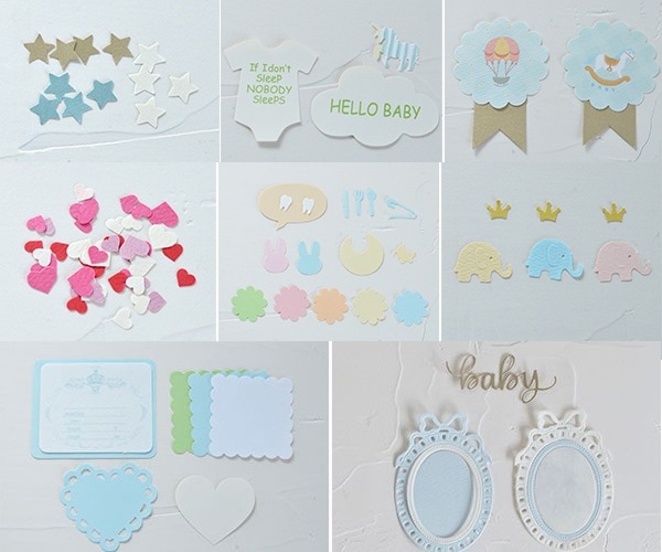 手作りアルバムデコレーションセットBaby (男の子)