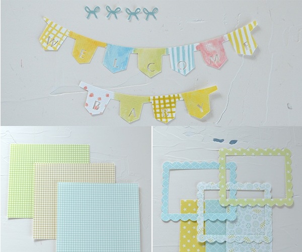 手作りアルバムデコレーションセットBaby (男の子)