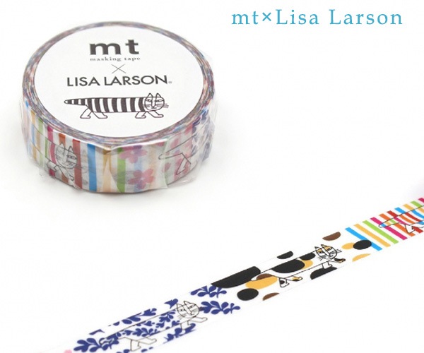 mt×Lisa Larson マイキーパターン　サイズ：幅15mm×7m