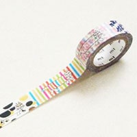 mt×Lisa Larson マイキーパターン　サイズ：幅15mm×7m