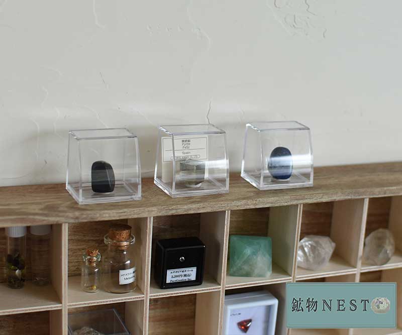 鉱物標本ケース(透明)